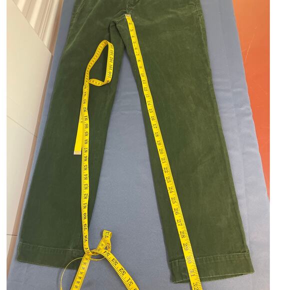 Polo Ralph Lauren Blue Label Slim Fit Chino Pants Size 30/32 Green Pre-owned - Picture 9 of 12